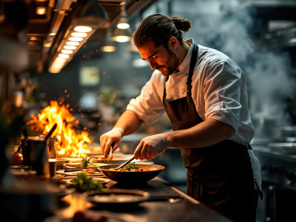 Professional kitchen setup